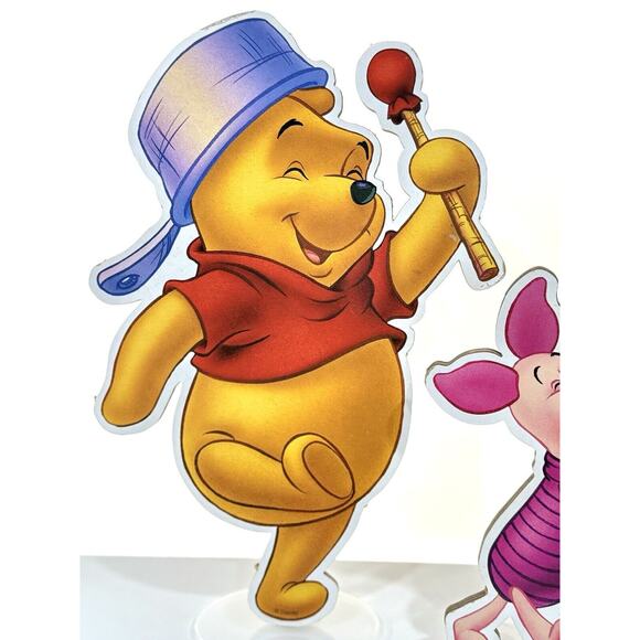 Vintage Disney Winnie The Pooh And Characters Pressed Cardboard Wall Hangings - Picture 4 of 16